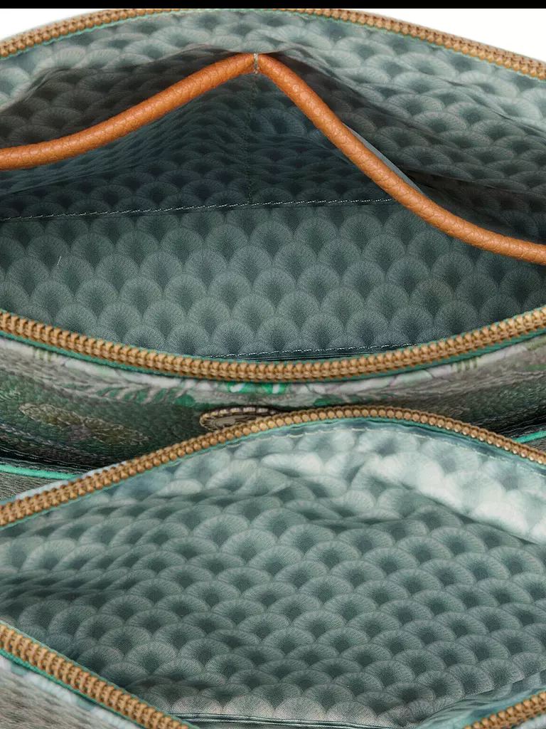 PIP STUDIO | Toilettetasche KYOTO FESTIVAL 26x18x 12cm Combo green | hellgrün