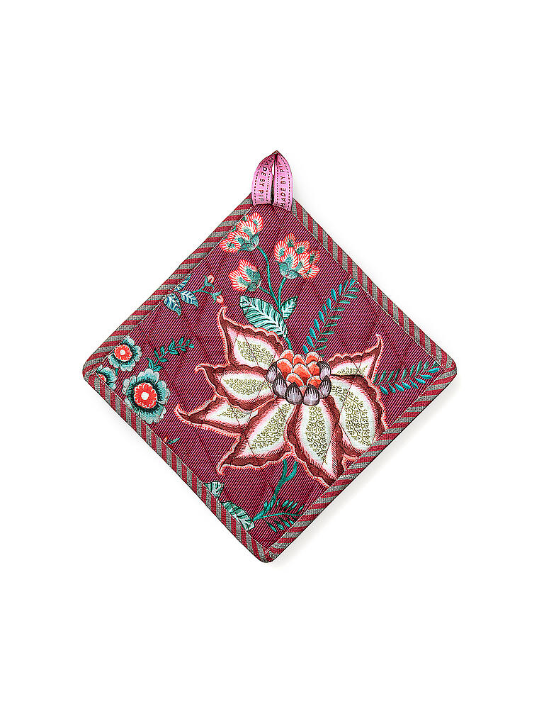 PIP STUDIO | Topflappen FLOWER FESTIVAL dark pink | beere