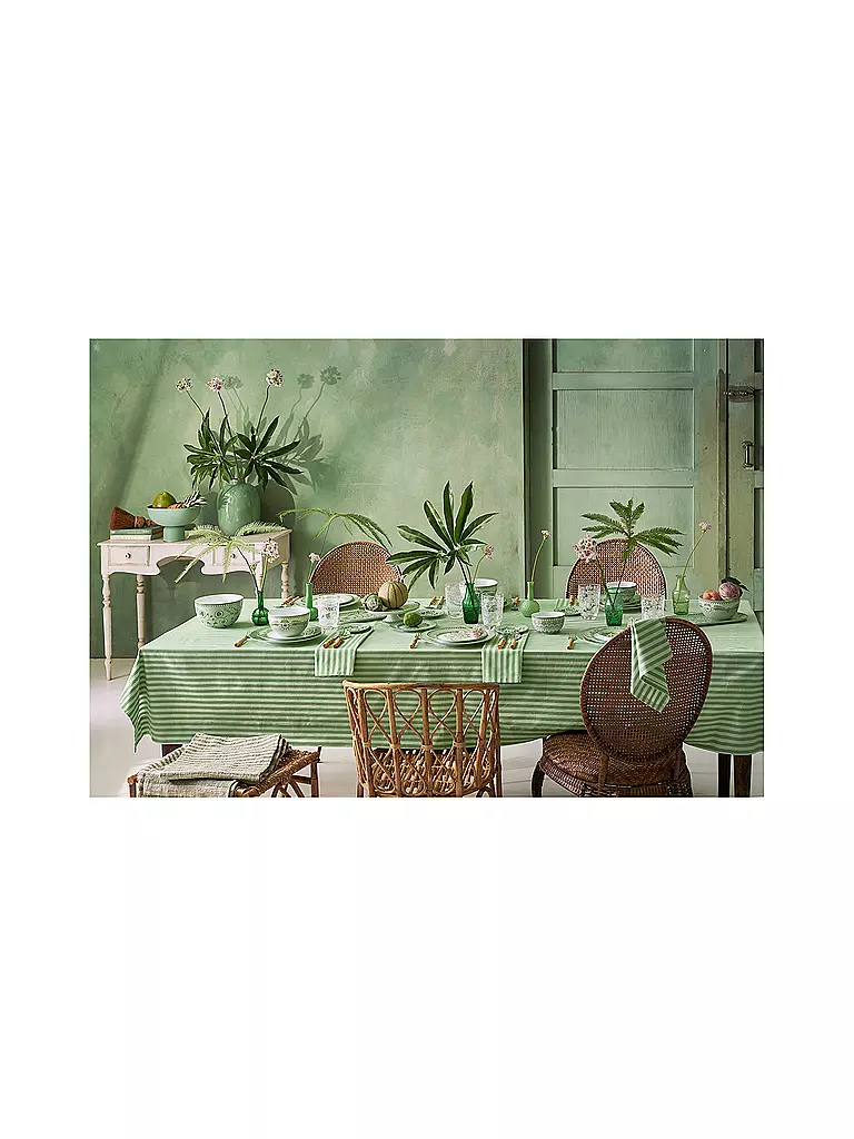 PIP STUDIO | Tortenplatte  LILY & LOTUS 33x15,5cm Light Green | lila