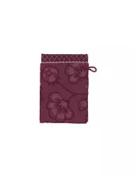PIP STUDIO | Waschhandschuh  JASMIN JACQUARD 16x22cm Dark Blue | beere