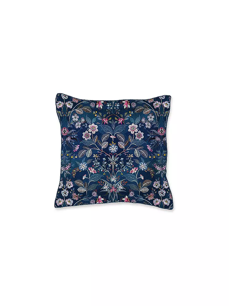 PIP STUDIO | Zierkissen gefüllt 45x45cm MIRRORAMA dark blue | dunkelblau