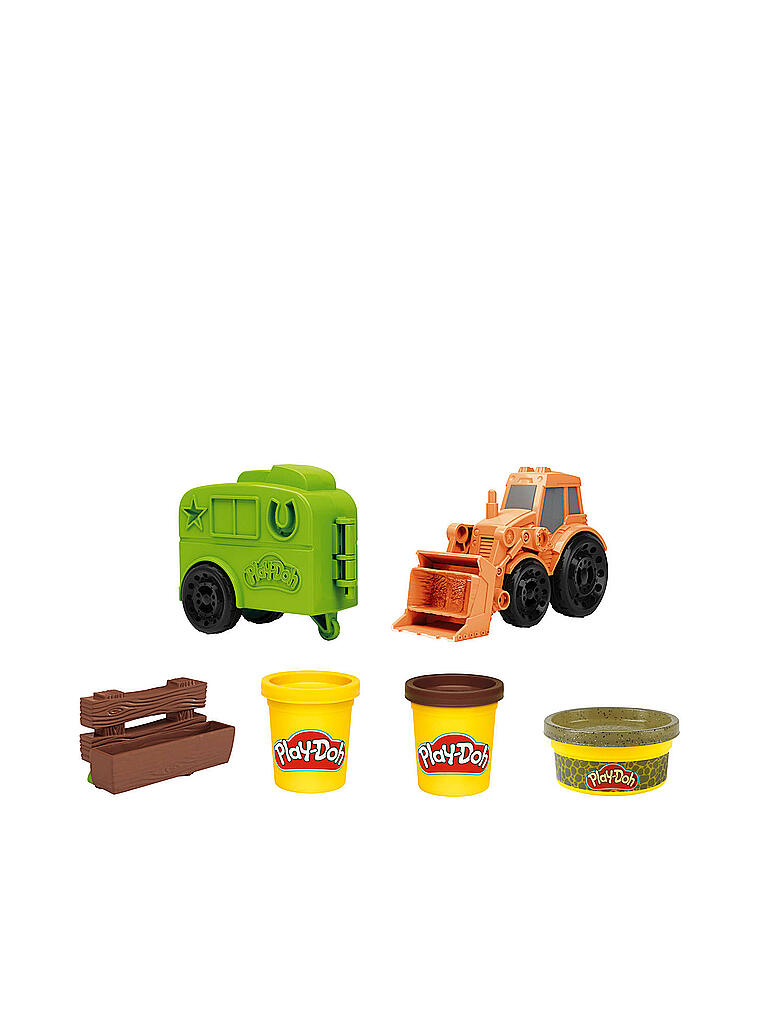 PLAY-DOH | Knete - Wheels Traktor und Pferdeanhänger | keine Farbe