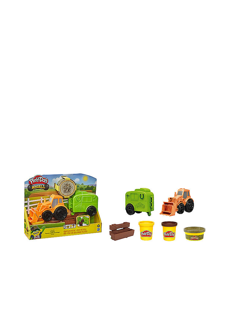 PLAY-DOH | Knete - Wheels Traktor und Pferdeanhänger | keine Farbe