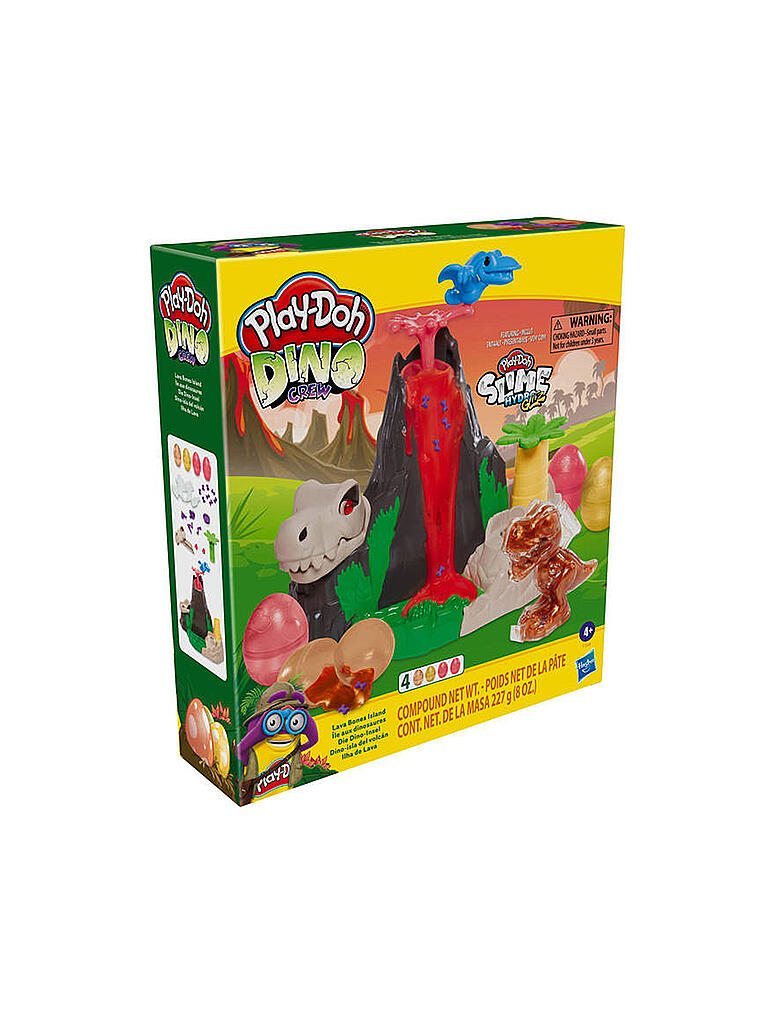 PLAY-DOH | Knete -Dino Crew Die Dino-Insel mit HydroGlitz Masse | keine Farbe