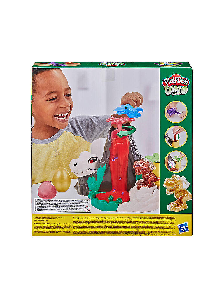 PLAY-DOH | Knete -Dino Crew Die Dino-Insel mit HydroGlitz Masse | keine Farbe