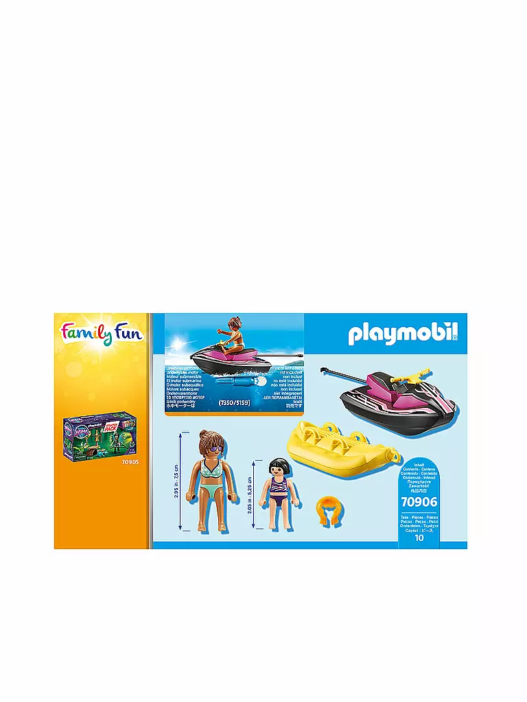 PLAYMOBIL | 	Starter Pack Wasserscooter mit Bananenboot 70906 | keine Farbe