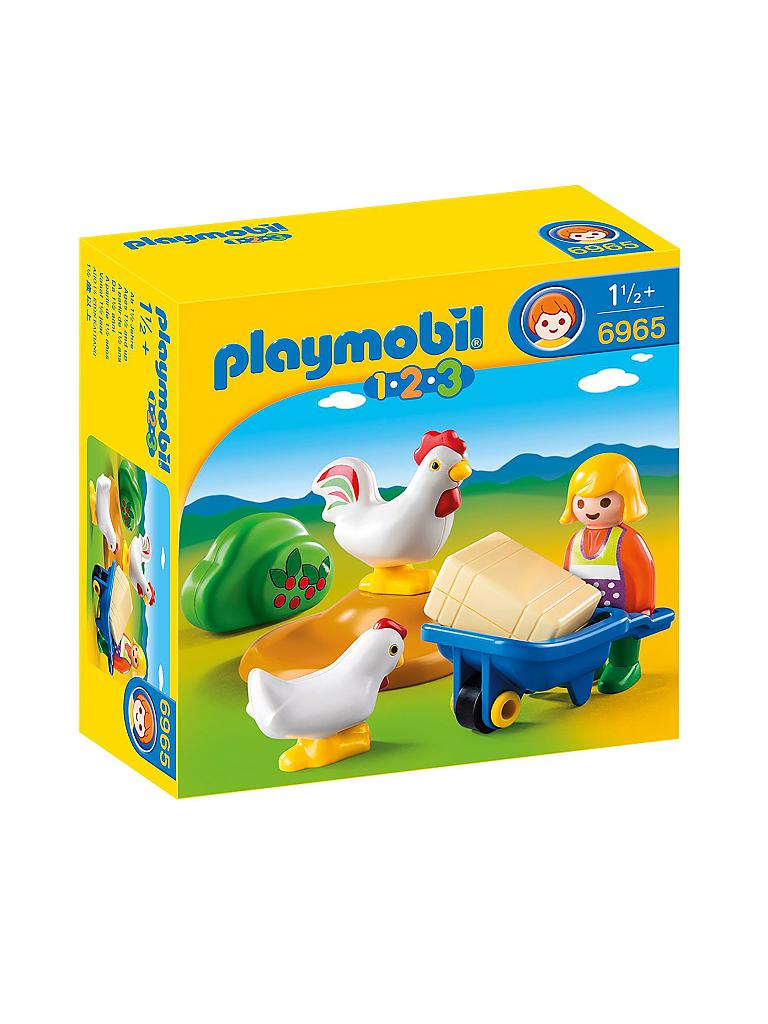 PLAYMOBIL | 1, 2, 3 Bäurin mit Hühner 6965 | keine Farbe