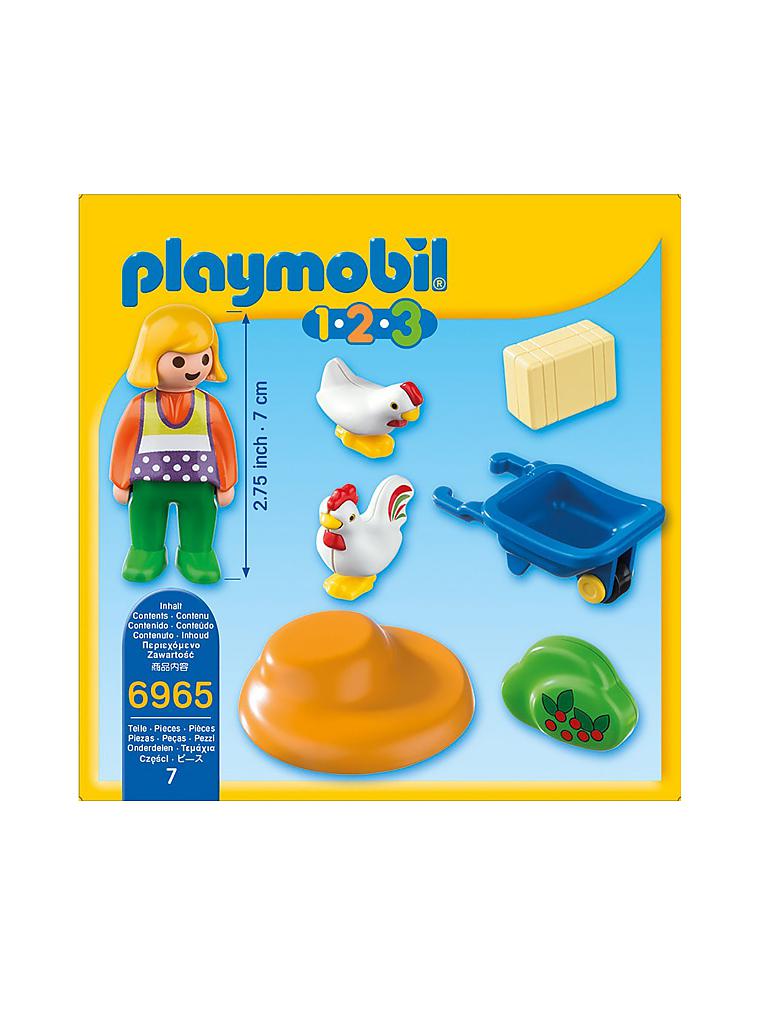 PLAYMOBIL | 1, 2, 3 Bäurin mit Hühner 6965 | keine Farbe