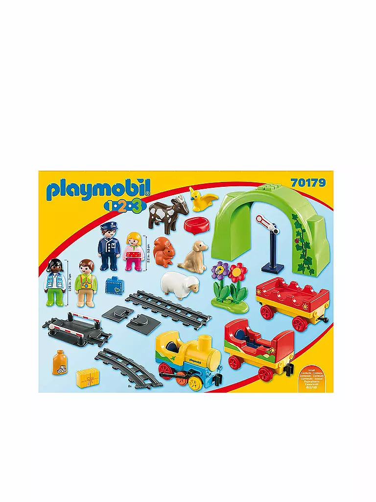 PLAYMOBIL | 1,2,3  - Meine erste Eisenbahn 70179 | gelb