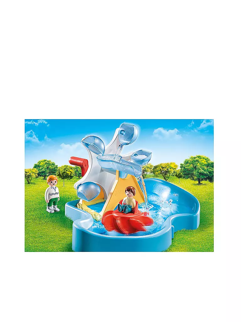 PLAYMOBIL | 1,2,3 - Aqua - Wasserrad mit Karussell 70268 | keine Farbe