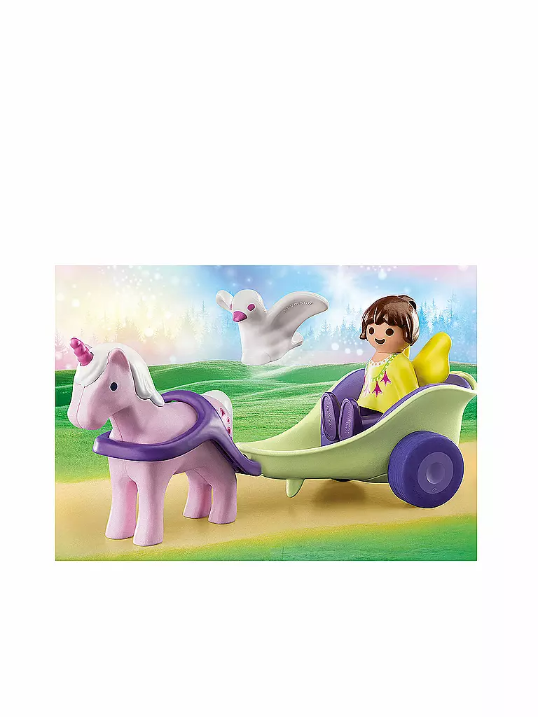 PLAYMOBIL | 1,2,3 - Einhornkutsche mit Fee 70401 | keine Farbe