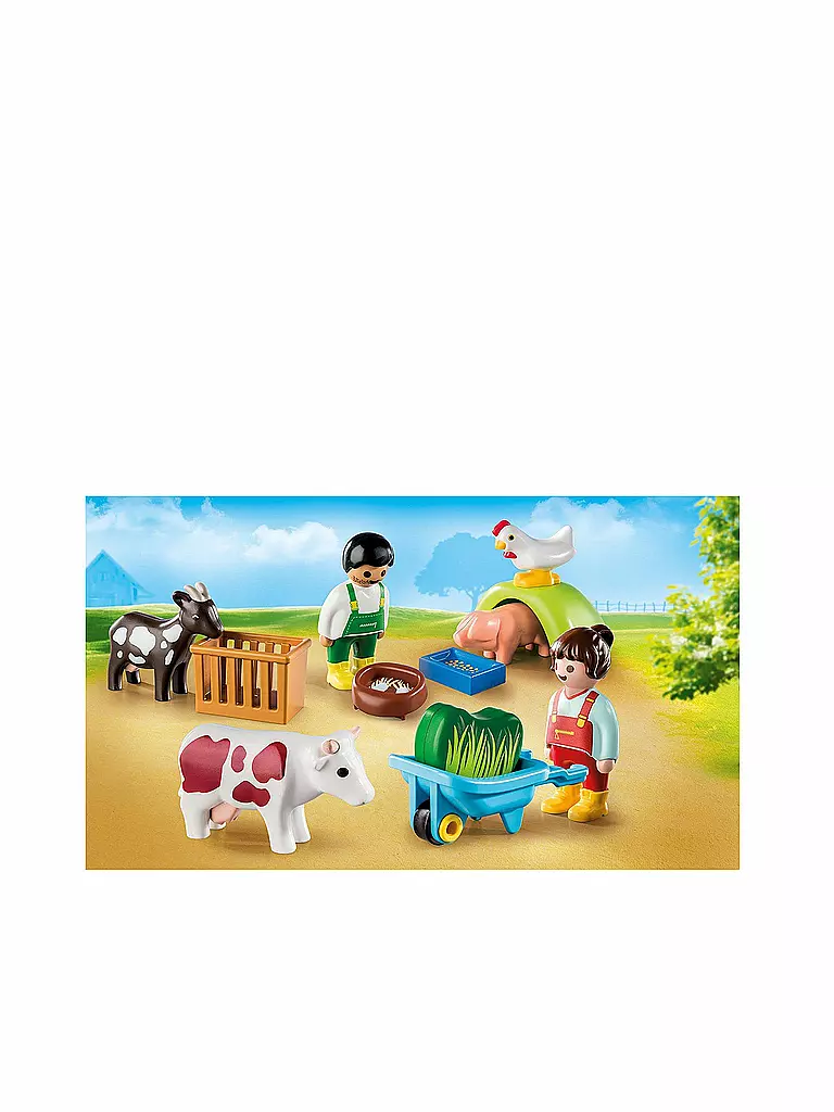 PLAYMOBIL | 1,2,3 - Spielespaß auf dem Bauernhof 77158 | keine Farbe