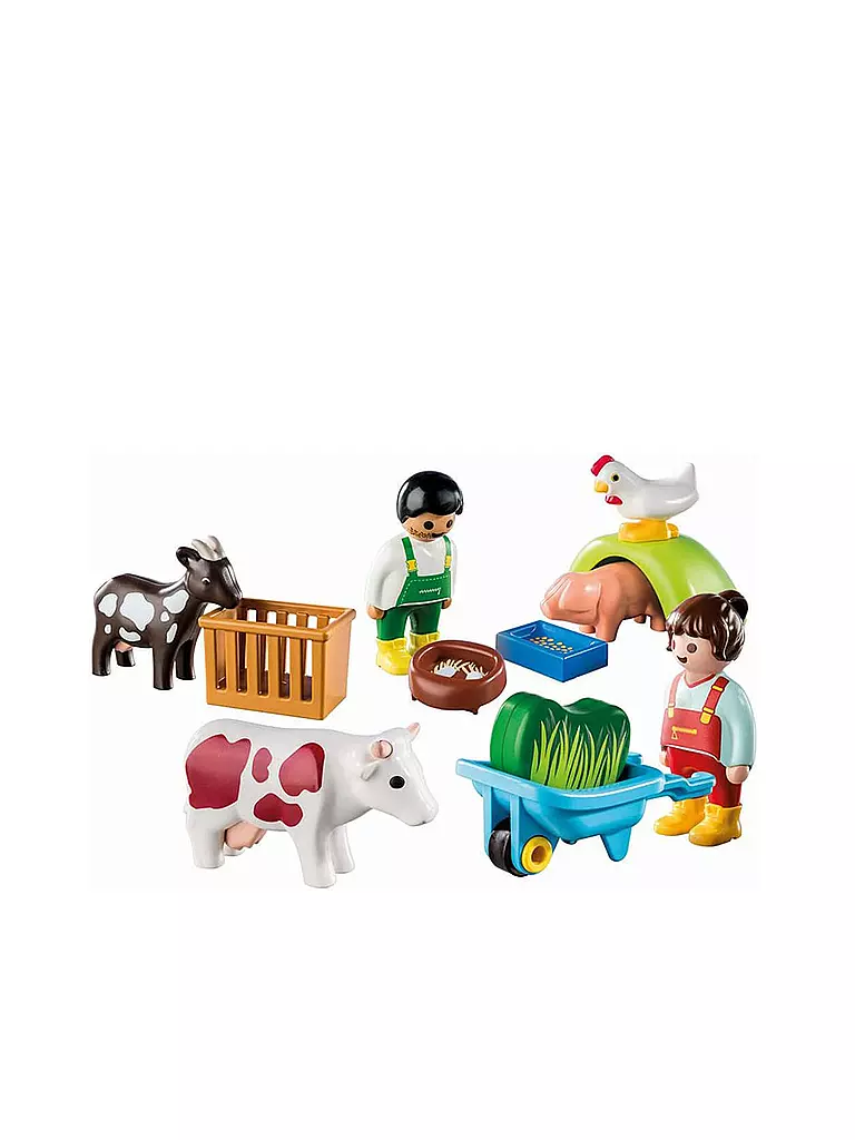 PLAYMOBIL | 1,2,3 - Spielespaß auf dem Bauernhof 77158 | keine Farbe