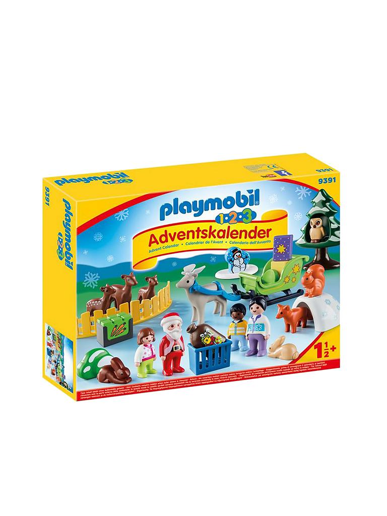 PLAYMOBIL | 1,2,3 Adventskalender - Waldweihnacht der Tiere 931 | transparent