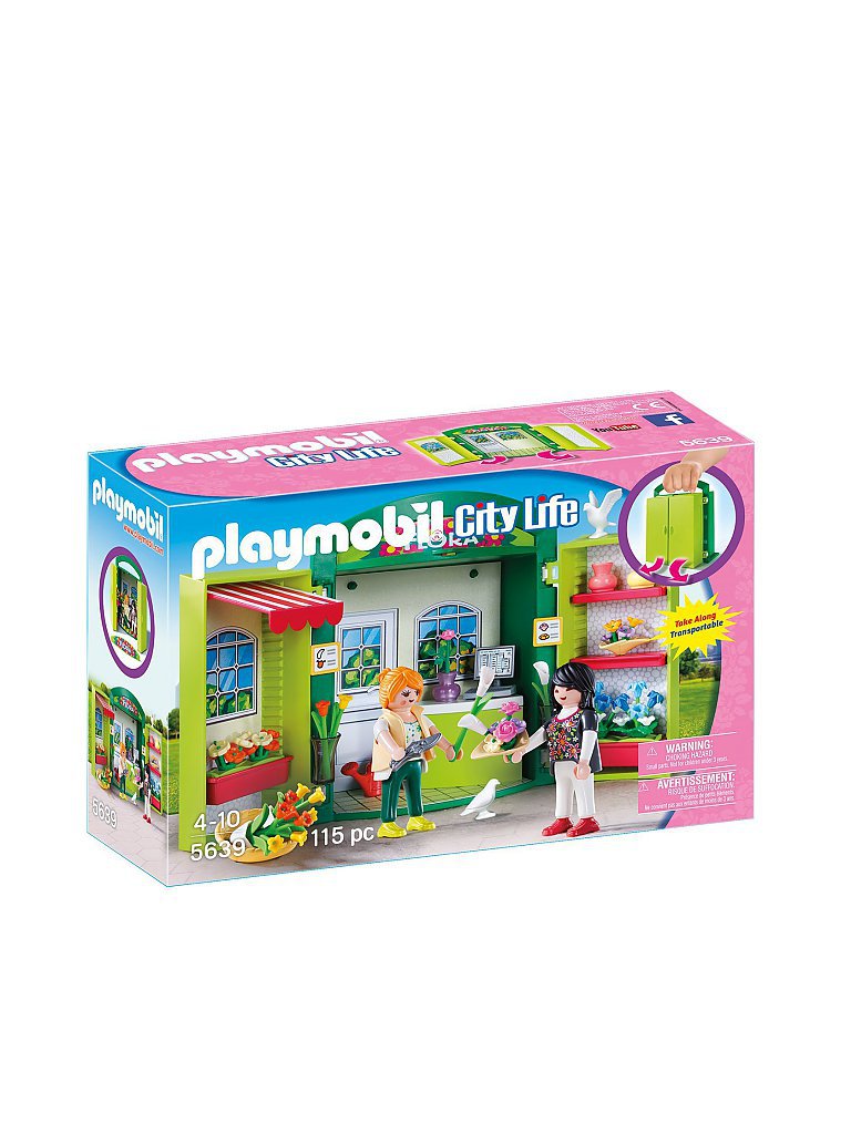 PLAYMOBIL City Life - Aufklapp-Spiel Box - Blumenladen 5639