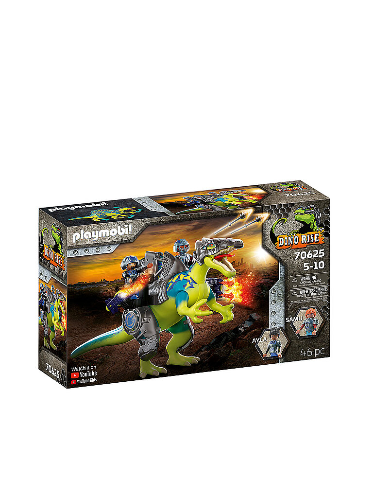 PLAYMOBIL Dino Rise - Spinosaurus: Doppelte Verteidigungs-Power 70625