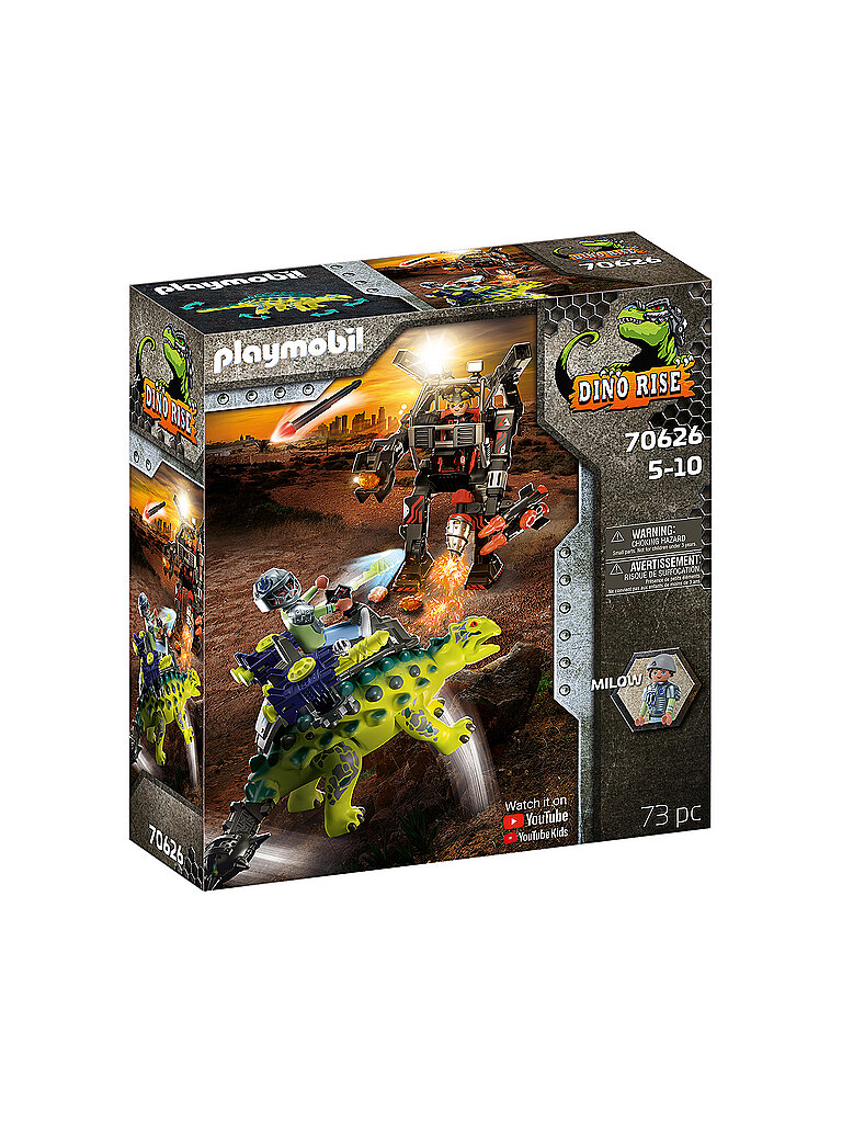 PLAYMOBIL Dino Rise - Saichania: Abwehr des Kampfläufers 70626