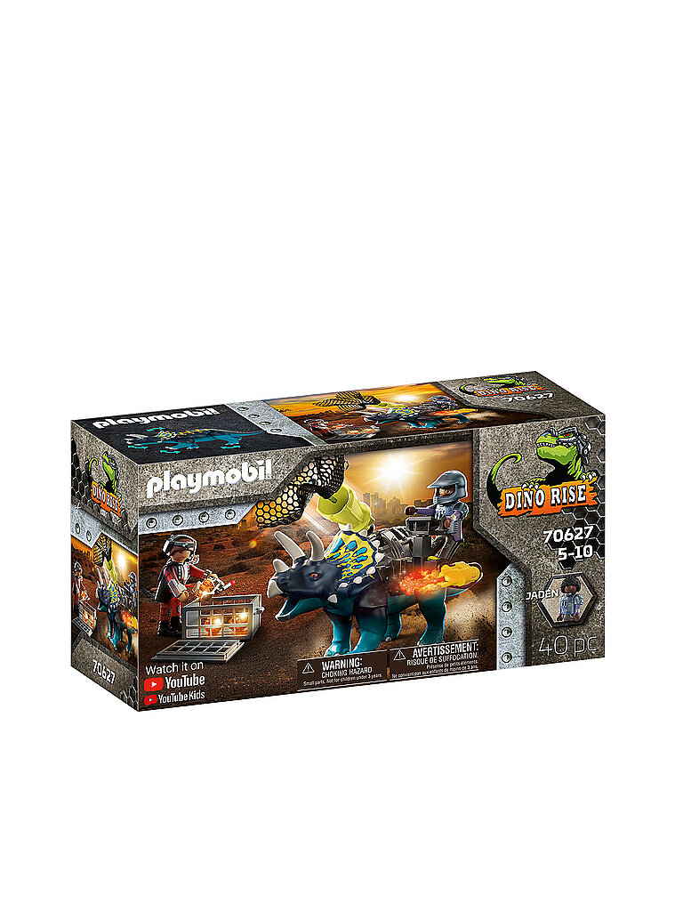 PLAYMOBIL Dino Rise - Triceratops: Randale um die legendären Steine