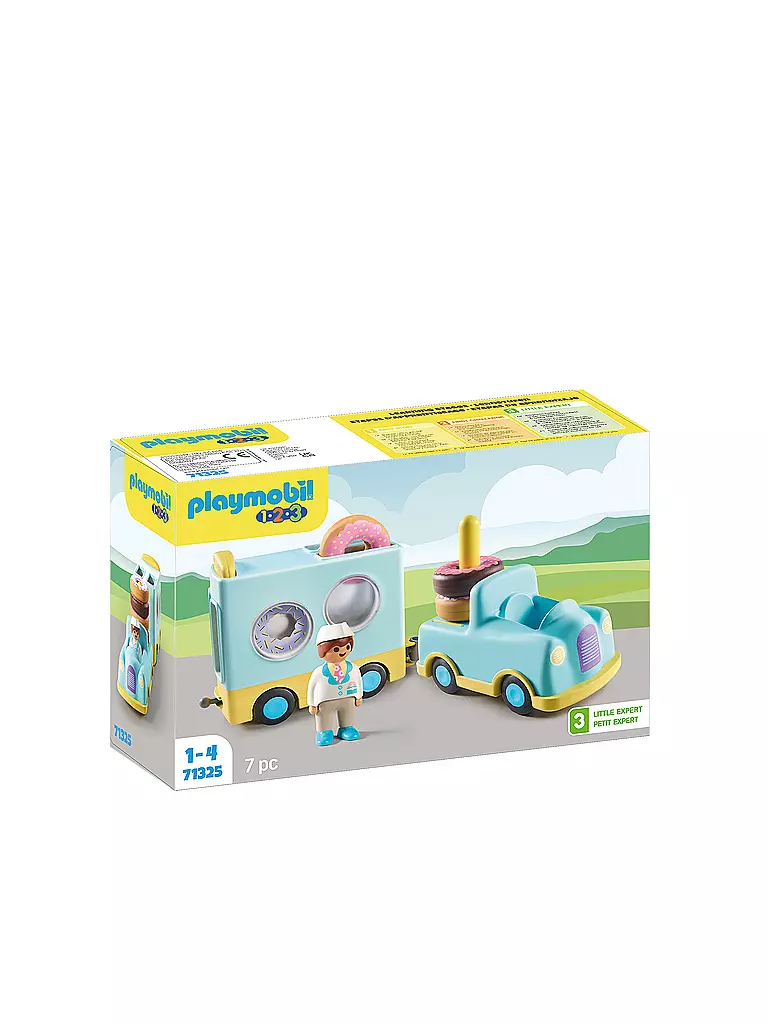 PLAYMOBIL | 1.2.3: Verrückter Donut Truck mit Stapel- und Sortierfunktion  | keine Farbe