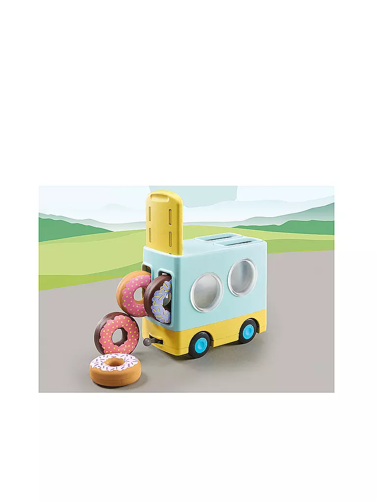 PLAYMOBIL | 1.2.3: Verrückter Donut Truck mit Stapel- und Sortierfunktion  | keine Farbe
