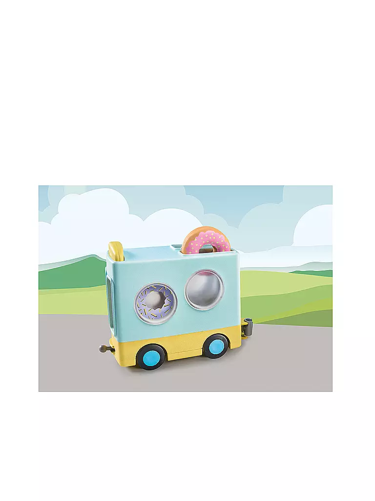 PLAYMOBIL | 1.2.3: Verrückter Donut Truck mit Stapel- und Sortierfunktion  | keine Farbe