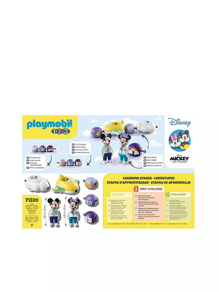 PLAYMOBIL | 1.2.3 & Disney: Mickys & Minnies Wolkenflug | keine Farbe