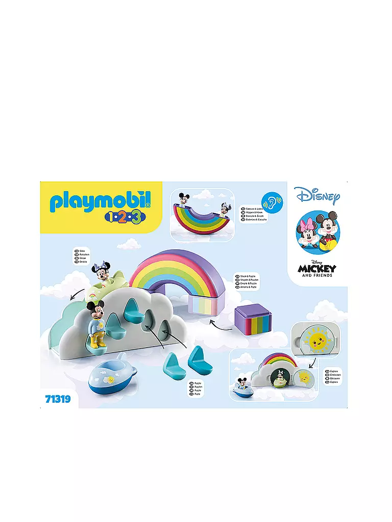 PLAYMOBIL | 1.2.3 & Disney: Mickys & Minnies Wolkenhaus | keine Farbe