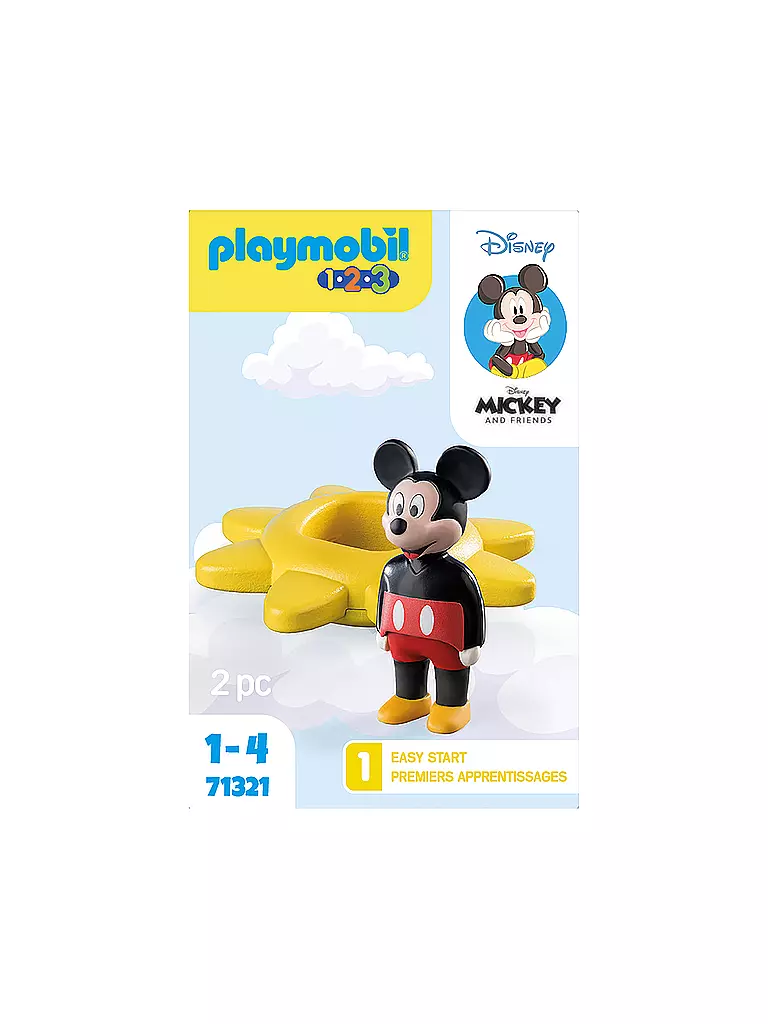PLAYMOBIL | 1.2.3 & Disney: Mickys Drehsonne mit Rasselfunktion | keine Farbe