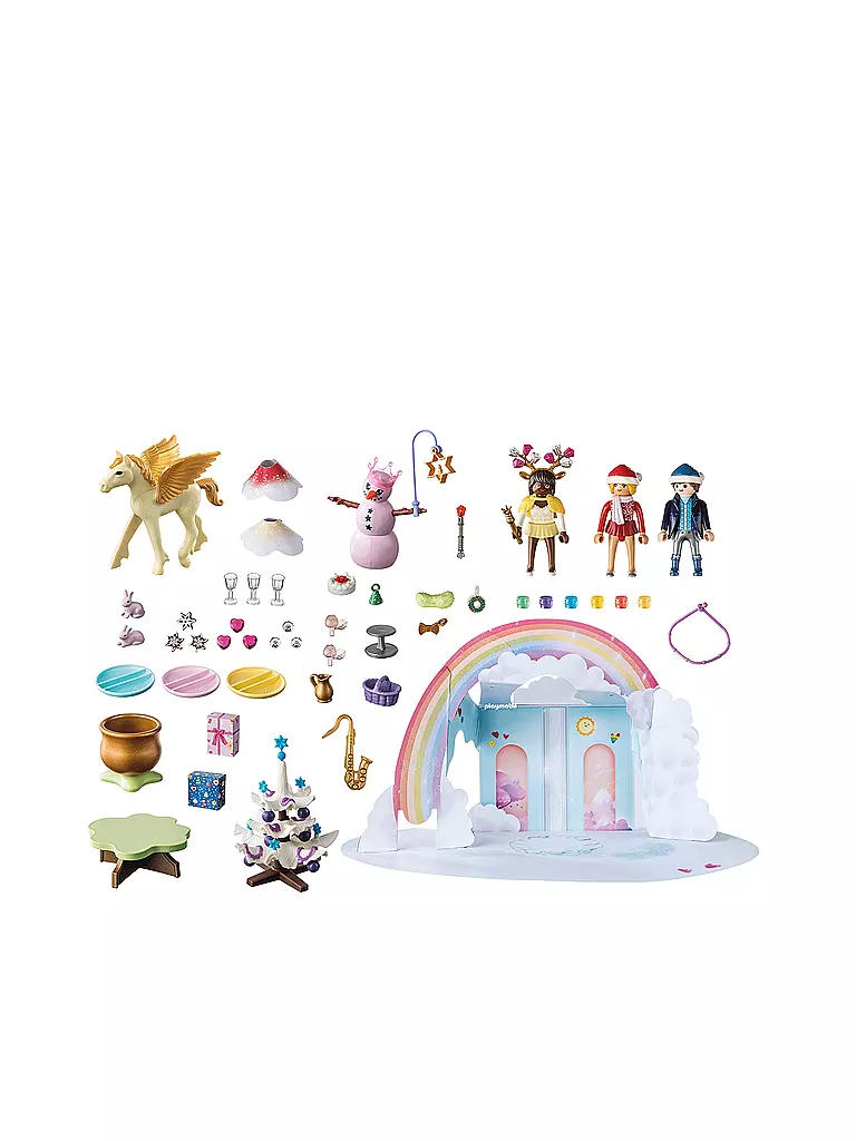 PLAYMOBIL | Adventskalender "Weihnachtsfest unter dem Regenbogen" 71348 | keine Farbe