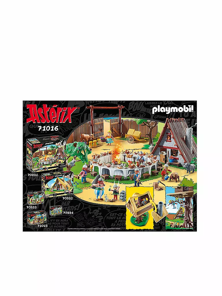 PLAYMOBIL Asterix 71016 Troubadix with Tree House, Toy for Children from 5  Years