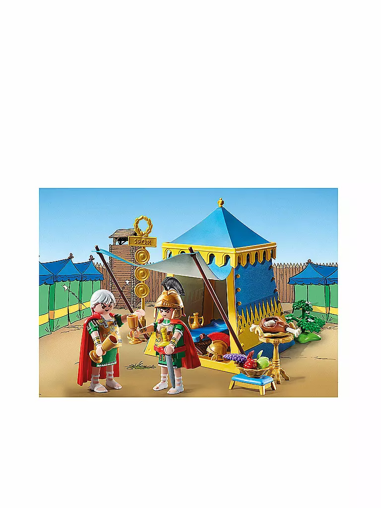 PLAYMOBIL | B1202	Asterix: Anführerzelt mit Generälen 71015 | keine Farbe