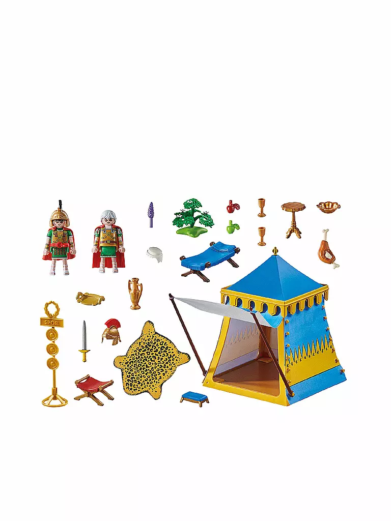 PLAYMOBIL | B1202	Asterix: Anführerzelt mit Generälen 71015 | keine Farbe