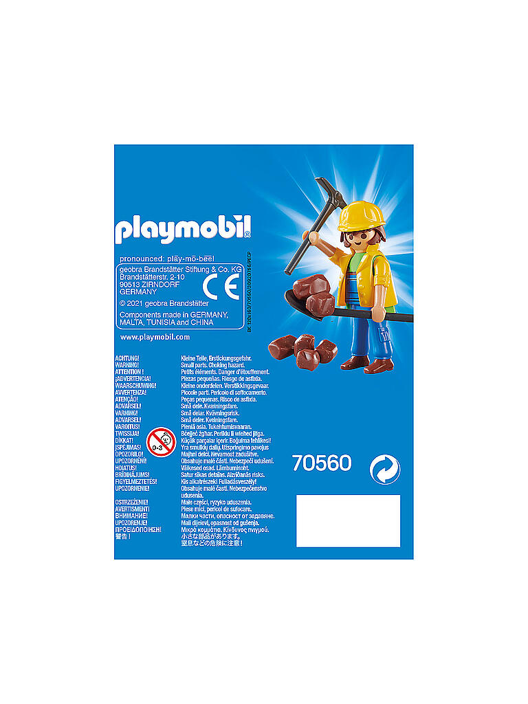 PLAYMOBIL | Bauarbeiter 70560 | keine Farbe