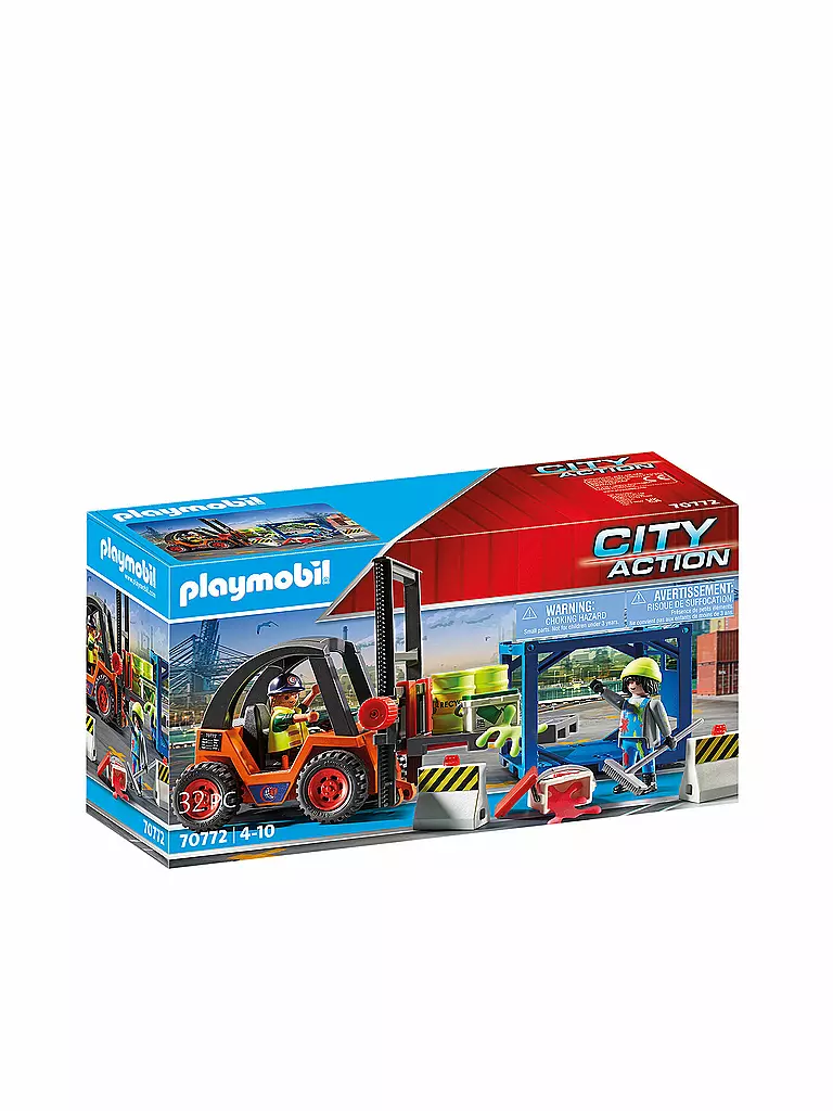 PLAYMOBIL | Cargo - Gabelstapler mit Fracht 70772 | keine Farbe