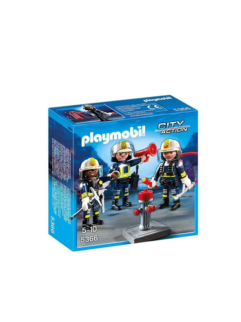 PLAYMOBIL | City Action - Feuerwehr Team 5366 | transparent