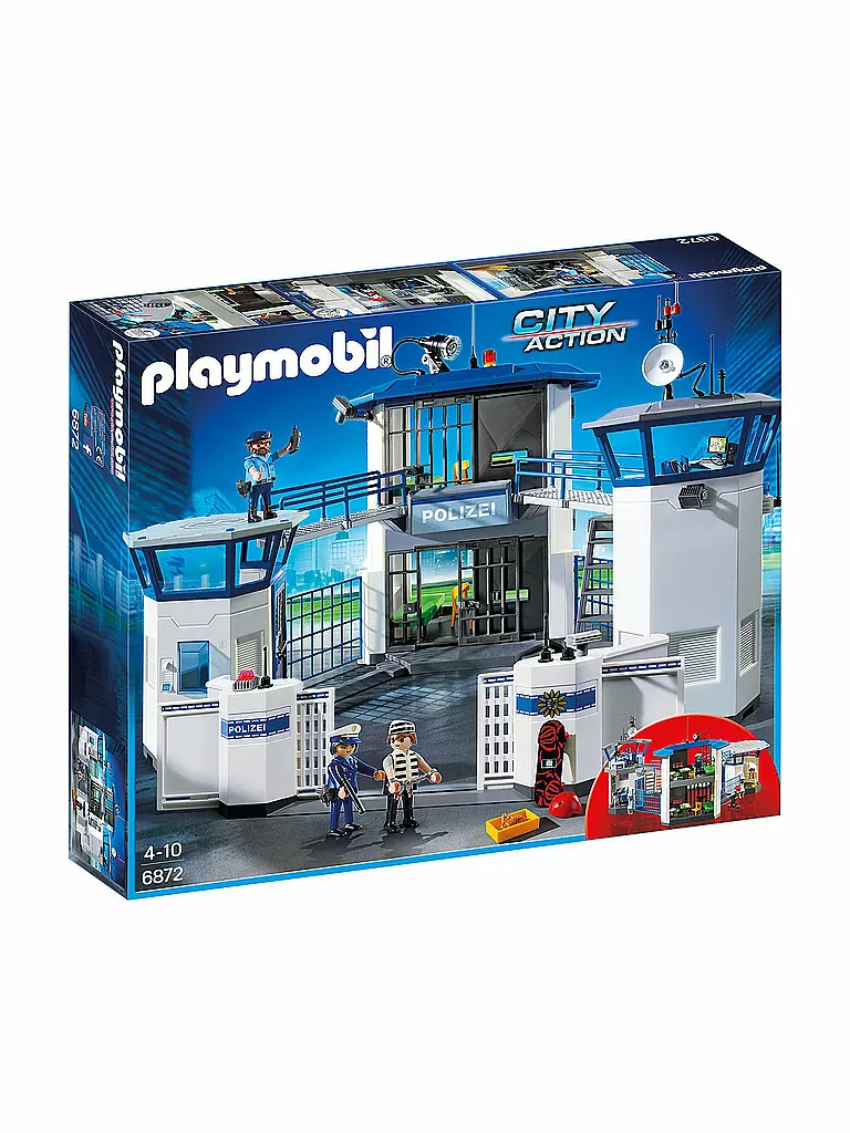 PLAYMOBIL | City Action - Polizei Kommandozentrale mit Gefängnis 6872 | keine Farbe