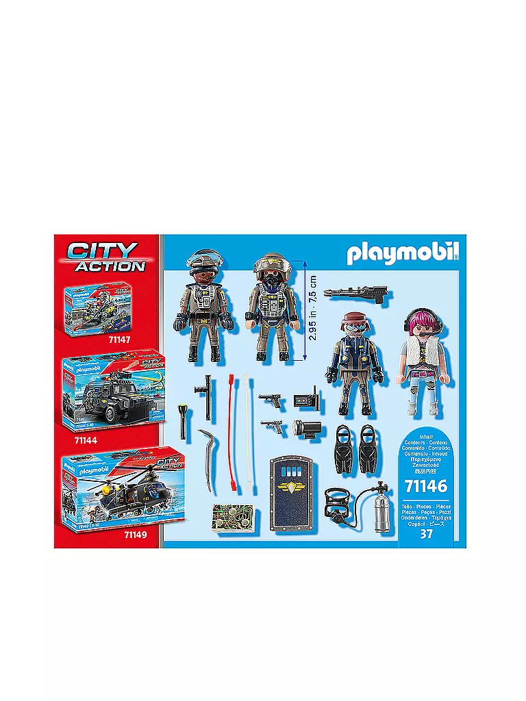 PLAYMOBIL | City Action - SWAT-Figurenset 71146 | keine Farbe