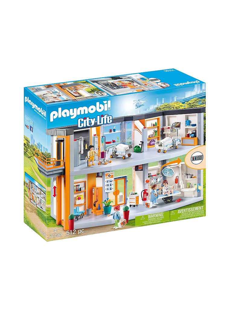Playmobil City Life Grosses Krankenhaus Mit Einrichtung 70190