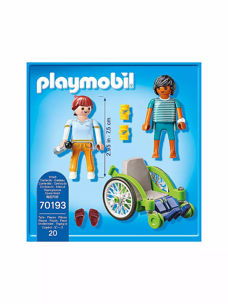 PLAYMOBIL | City Life - Patient im Rollstuhl 70193 | keine Farbe