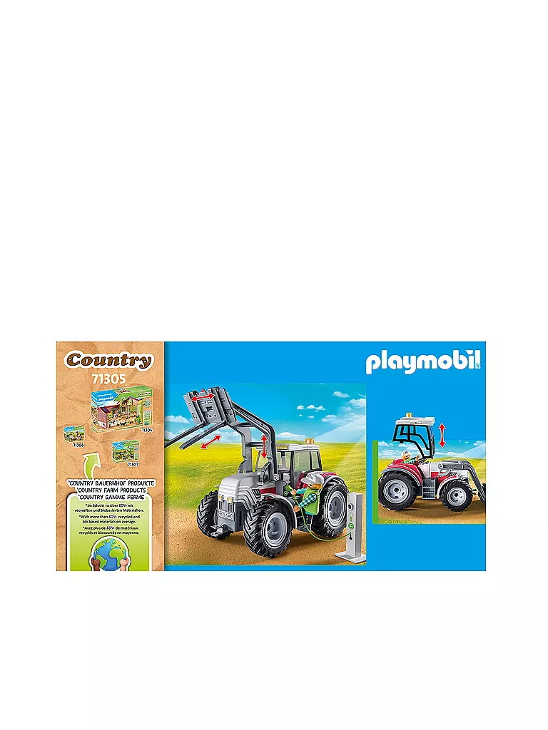 PLAYMOBIL | Country - Großer Traktor 71305 | keine Farbe