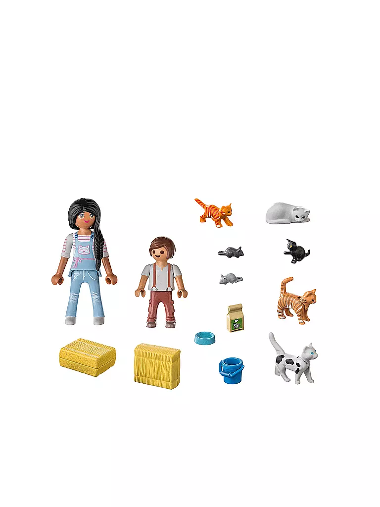 PLAYMOBIL | Country - Katzenfamilie 71309 | keine Farbe