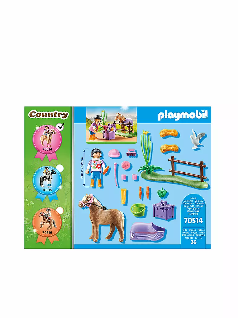 PLAYMOBIL | Country - Sammelpony Isländer 70514 | keine Farbe