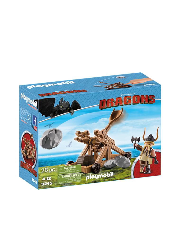 PLAYMOBIL | Dragon - Grobian mit Katapult 9245 | keine Farbe