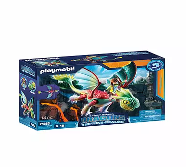 PLAYMOBIL Dragons: The Nine Realms - Dragons: The Nine Realms - Feathers & Alex 71083