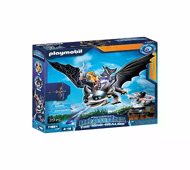 PLAYMOBIL Dragons: The Nine Realms - Dragons: The Nine Realms - Thunder & Tom 71081