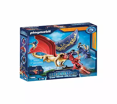 PLAYMOBIL Dragons: The Nine Realms - Dragons: The Nine Realms - Wu & Wei mit Jun 71080