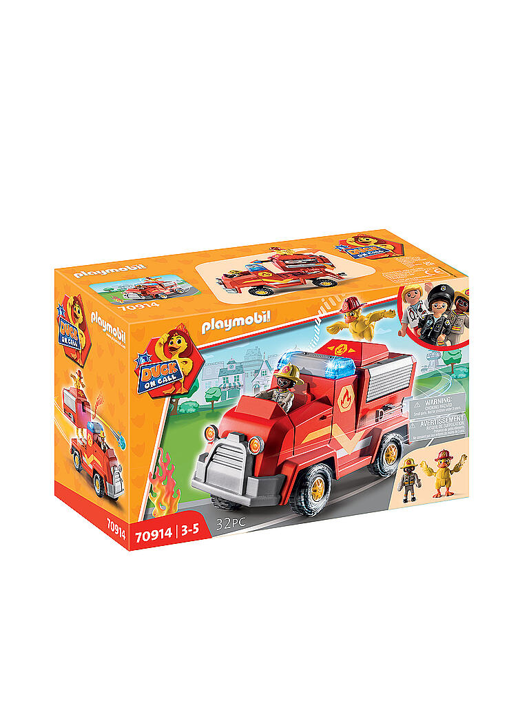 PLAYMOBIL | DUCK ON CALL - Feuerwehr Einsatzfahrzeug 70914 | keine Farbe