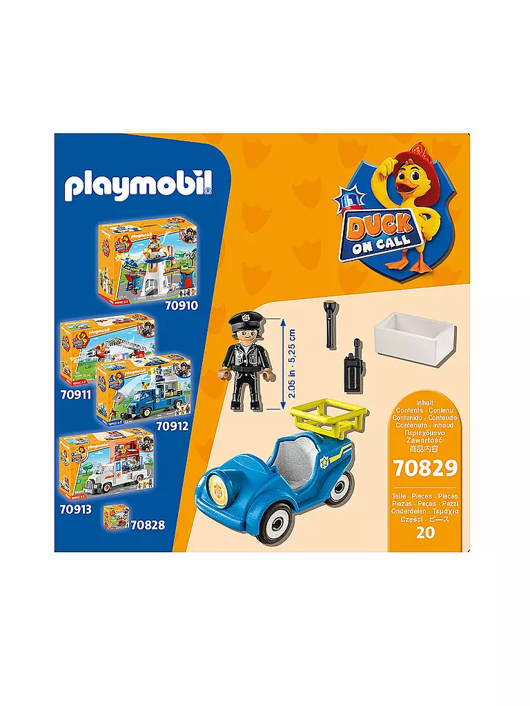 PLAYMOBIL | DUCK ON CALL - Mini-Auto Polizei 70829 | keine Farbe