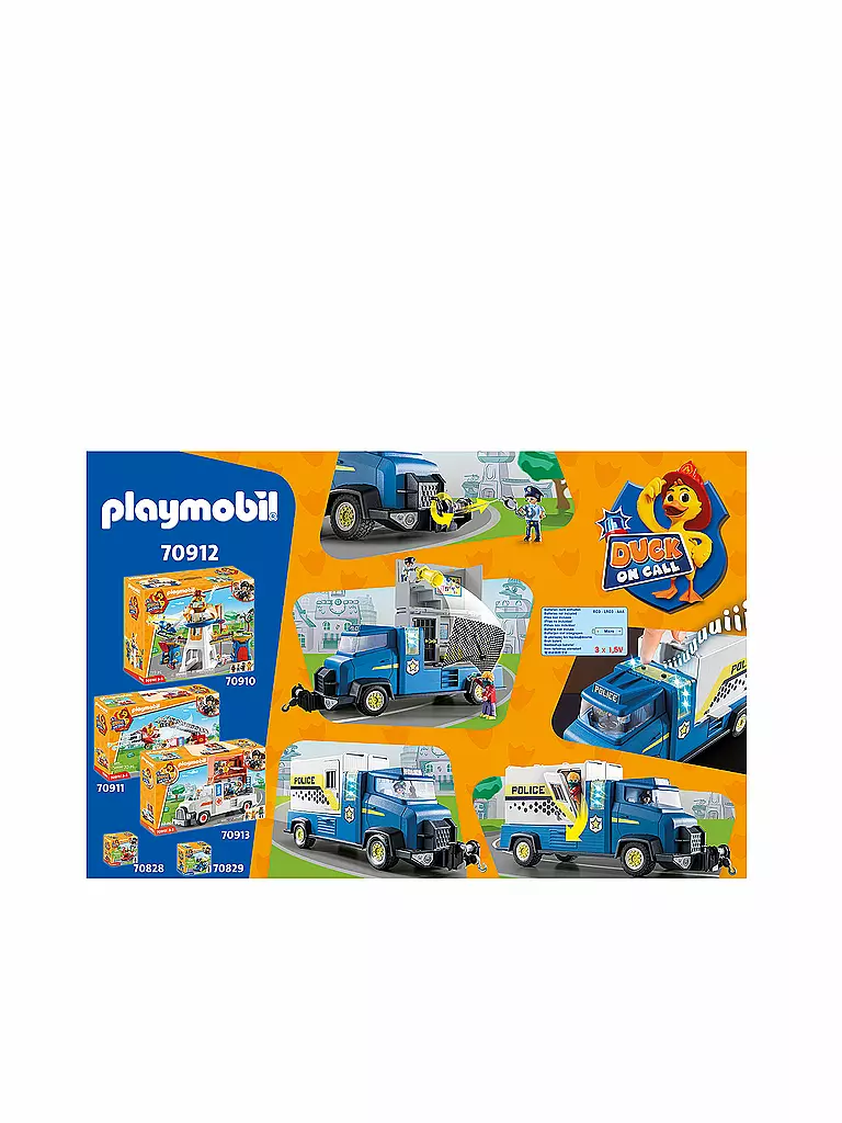 PLAYMOBIL | DUCK ON CALL - Polizei Truck 70912 | keine Farbe