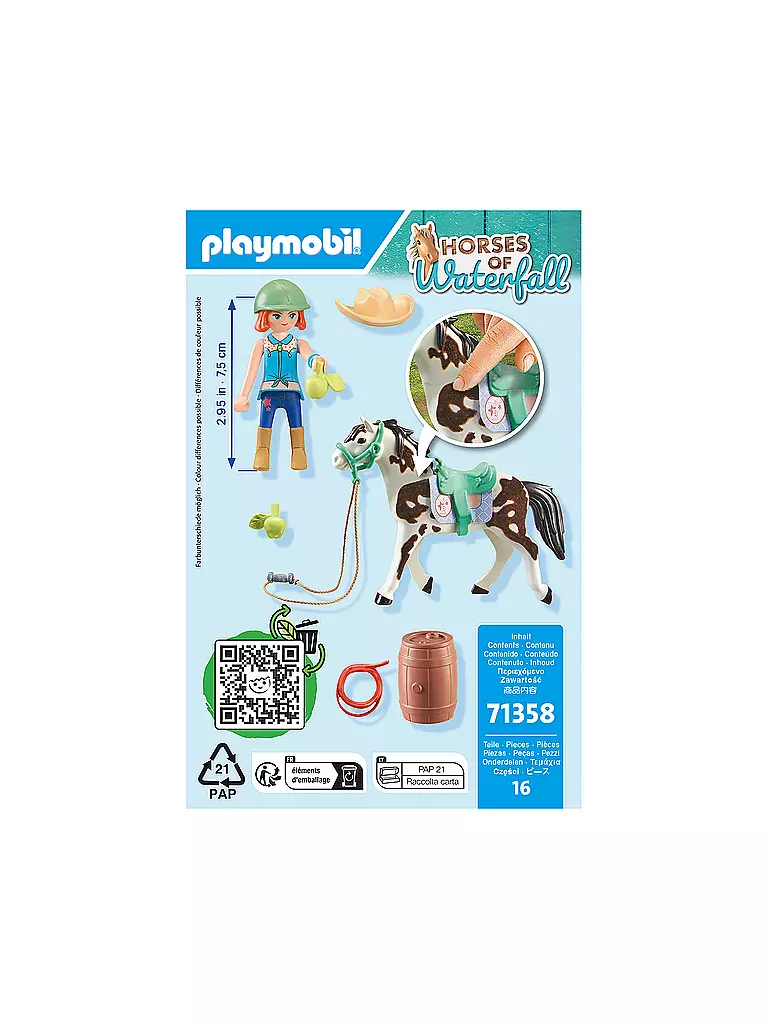 PLAYMOBIL | Ellie & Sawdust mit Westernübung 71358 | keine Farbe